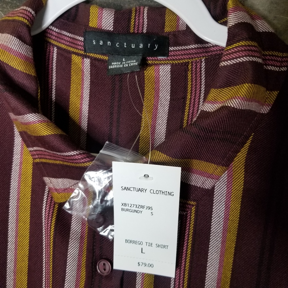 Sanctuary Tie shirt - Picture 2 of 6